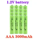 4-40 шт. AAA Батарея 1,2 v 3000mah NIMH AAA низкая степень самостоятельной разрядки Перезаряжаемые Батарея AAA аккумуляторы для фонарика игрушки