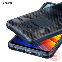 rzants for xiaomi poco x3 nfc poco x3 pro case soft camouflage lens air bag conor shockproof slim crystal clear cover