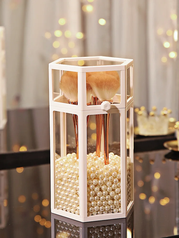

Cosmetic Make-up Brush Storage Box Table Organizer Make Up Tools Pen Storage Makeup Nail Polish Cosmetic Holder Box