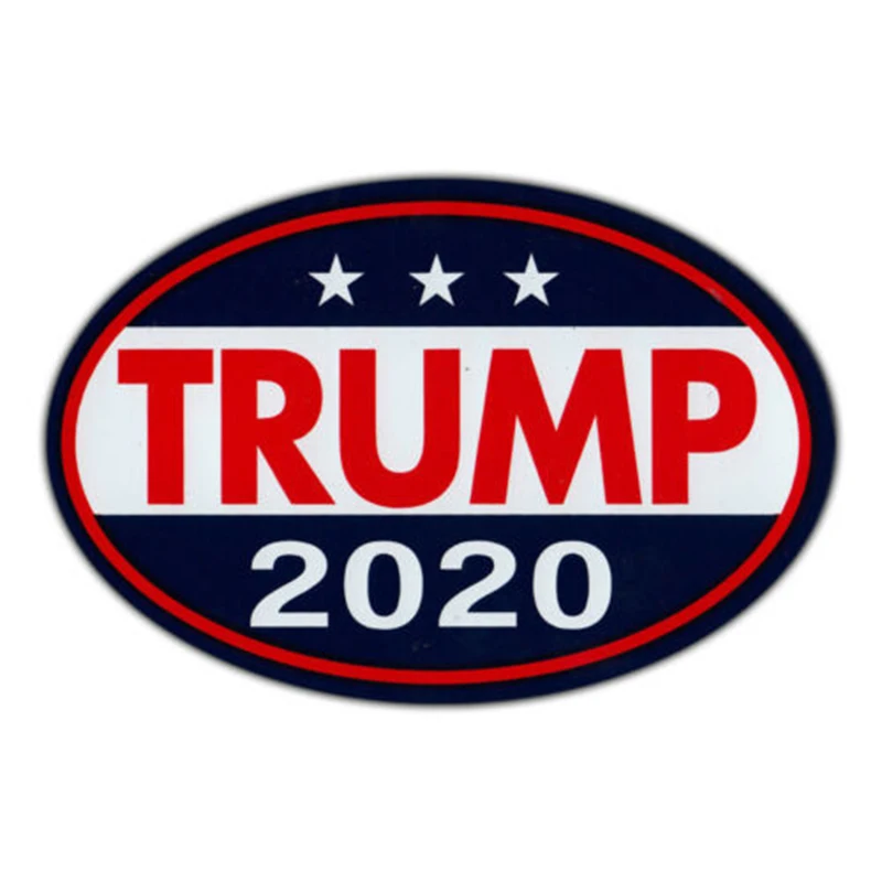 10шт./упак. Дональд Трамп съемная наклейка для президента 2020 на бампер с надписью