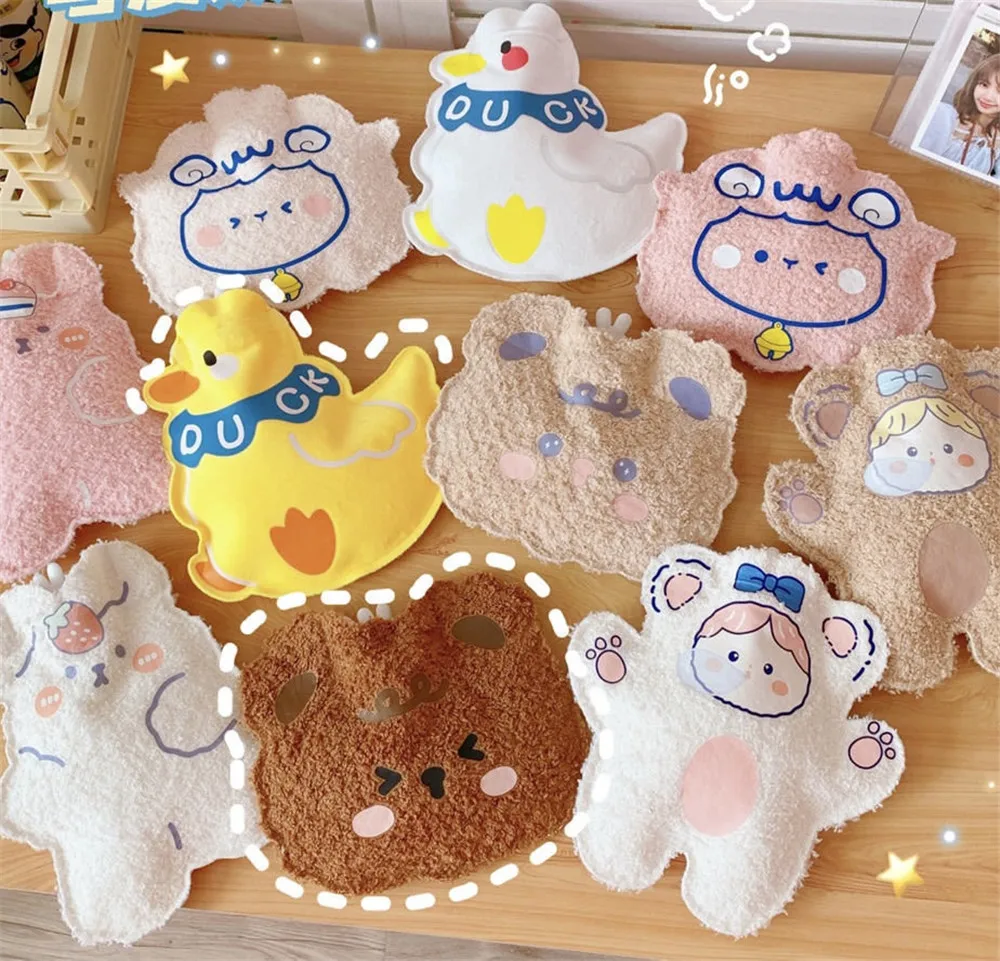

Kawaii Plush Hand Warmer Water Injection Hot Water Bottle Cute Bear Rabbit Mini Portable Student Winter Warm Water Bag Gift