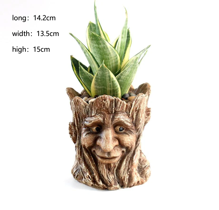 Домашняя мебель офис домашняя садовая смола антикварные цветочные горшки