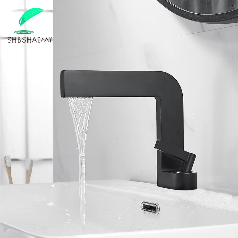 Медный черный крашеный кухонный кран бытовой экономичный простой умывальник для