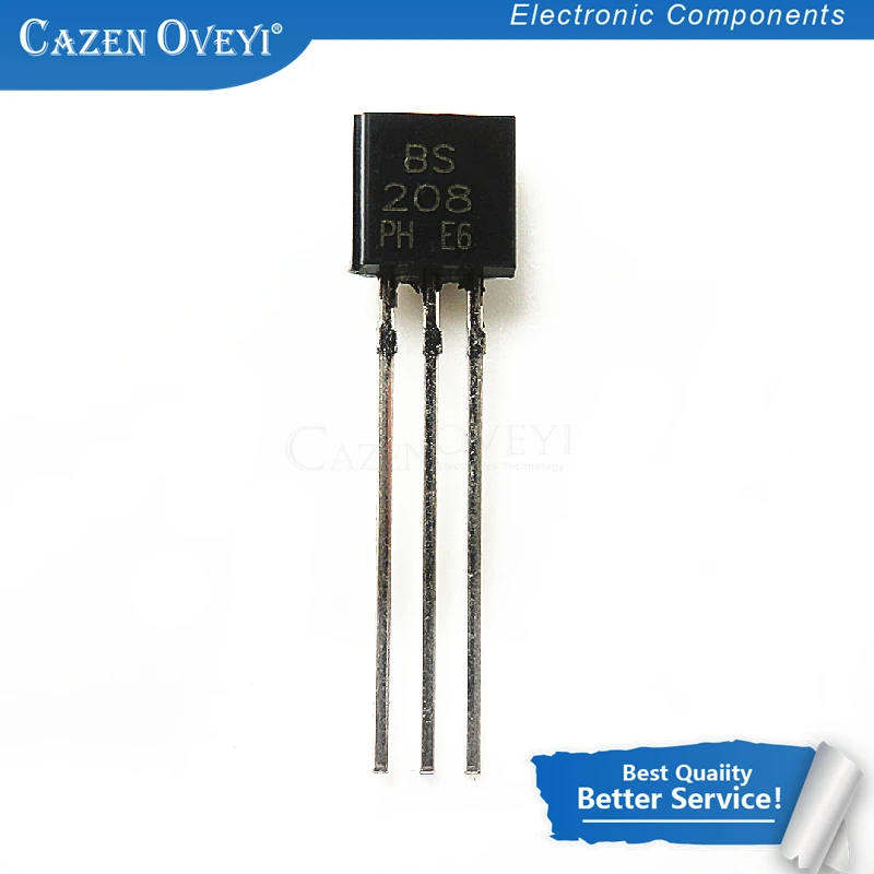 

5 шт./лот BS250 = BS208 45V 0.23A 0,7 W TO-92 в наличии