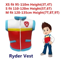 chrstmas new year anime captain ryder cosplay costume vest boys children kids birthday carnival party coat