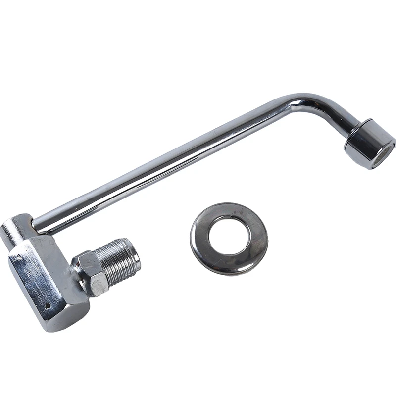 

Hotel Counter Semi-automatic Sink Faucet Tap Bathroom Mixer Tap Faucet Kitchen Accessories Wall Mounted Single Cold Faucet