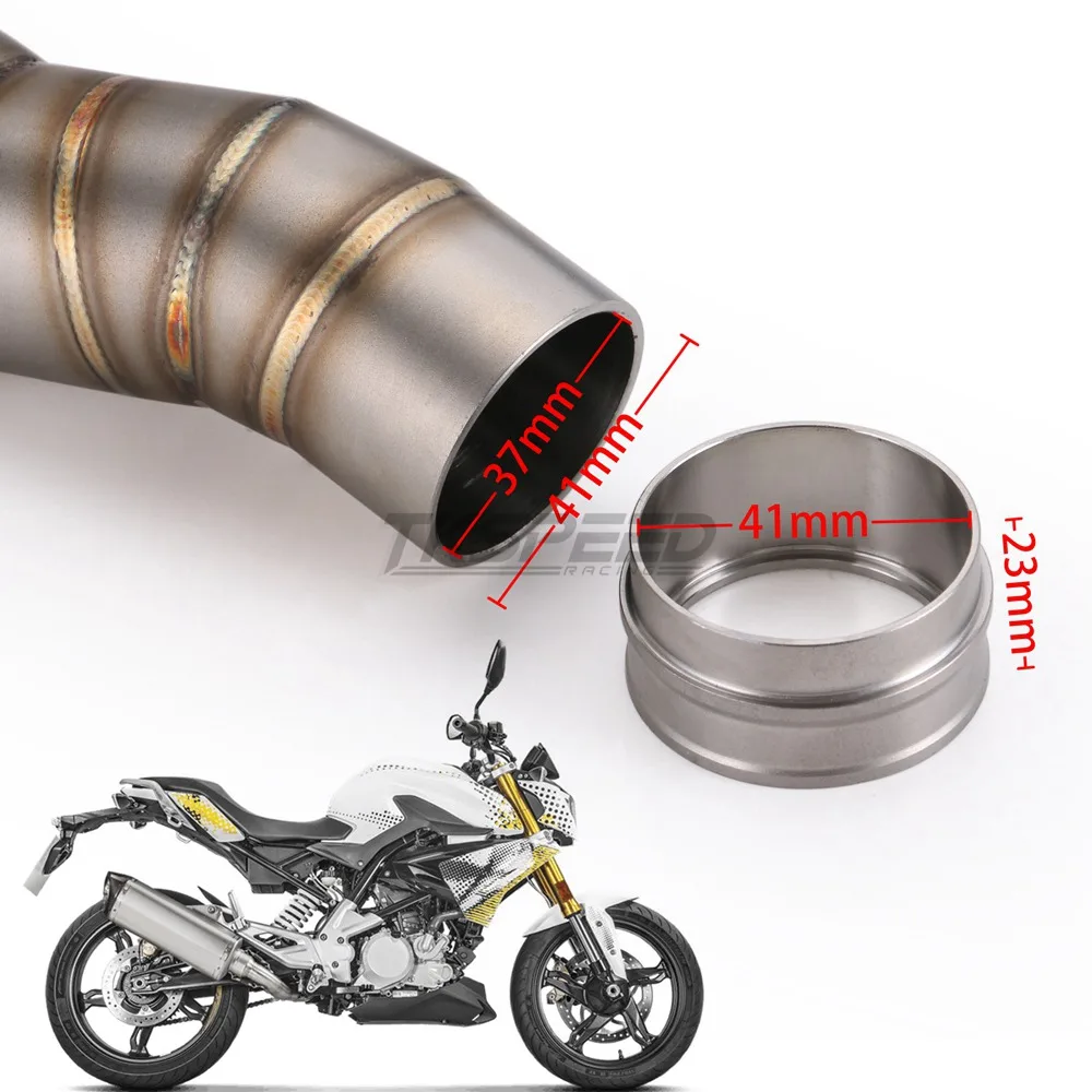 Глушитель для мотоцикла без шнуровки передняя и средняя Соединительная труба BMW