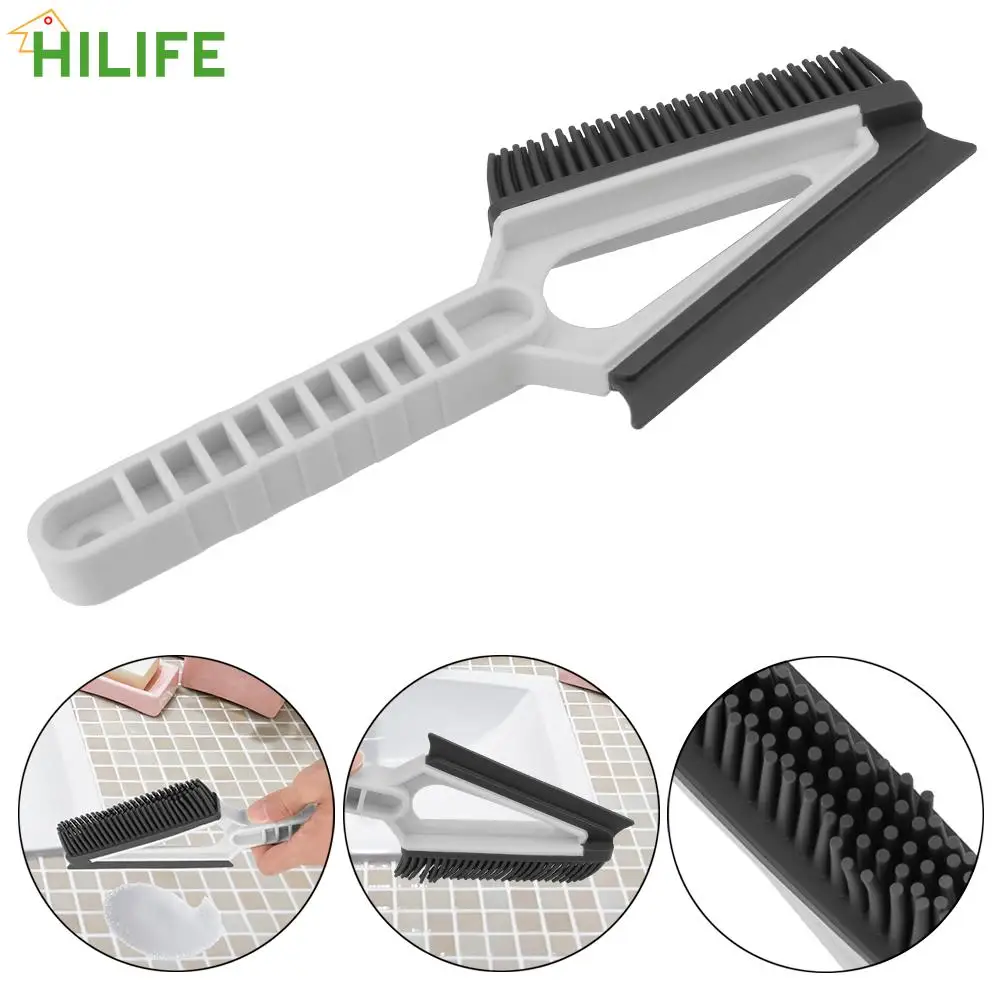 

Cleaning Tool Cleaning Brush Window Groove Crevice Brush Groove Gap Brushes Bathroom Floor Wiper 2 in 1