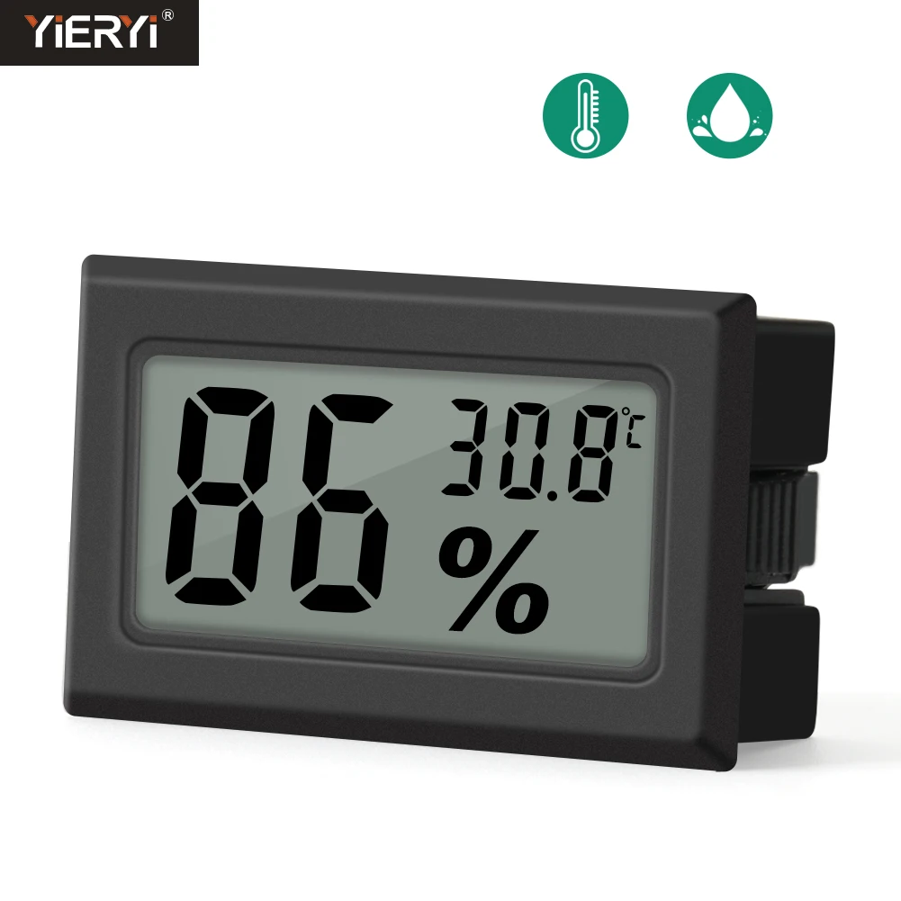 

Mini Digital Indoor Wireless Thermometer Hygrometer Humidity Meter -50~70℃ Temperature Sensor Moisture Tester Hygrometer Gauge