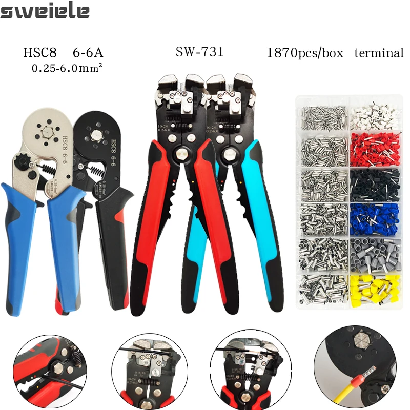 Многофункциональные обжимные клещи комбинация автоматических инструментов для