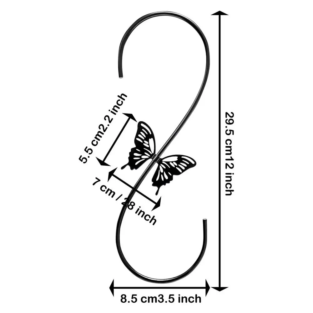 

Tree Branch S Hooks Garden Butterfly Bird Feeder Hanger Hook Hanging Hook Multifunction Hanger For Wind Chimes Bird Feeder Plant