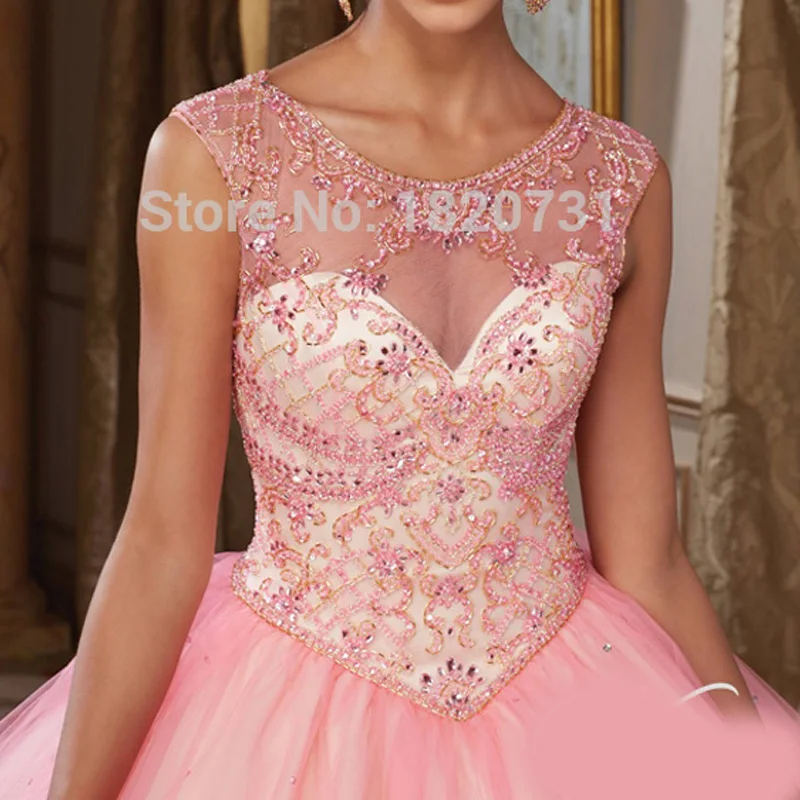 Vestidos de 15 anos синие розовые платья Quinceanera дешевые ювелирные изделия бальное платье