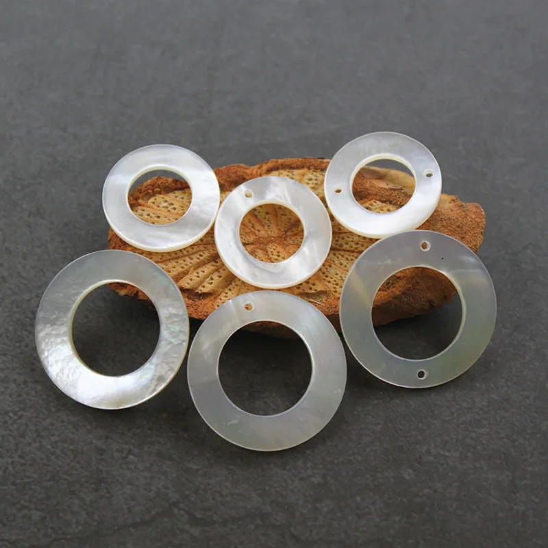 Натуральные морские ракушки популярное кольцо из белых ракушек подвесные