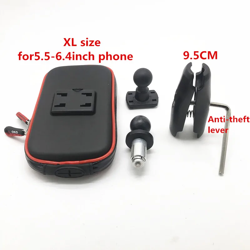 XL size bag kit Держатель для телефона в вилка стержневой кронштейн мотонавигатор кронштейн для Yamaha YZF R1 2002- R6 2006- R1M 2007 2008 - Цвет: XL size bag kit