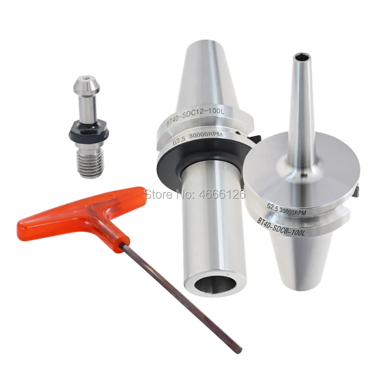 1 Набор BT40 SDC 6/BT40 SDC 8/BT40 SDC 12,1 шт SDC гаечный ключ, 1 BT40 тяга Шпилька, глубокая полость высокая скорость точность CNC держатель инструмента