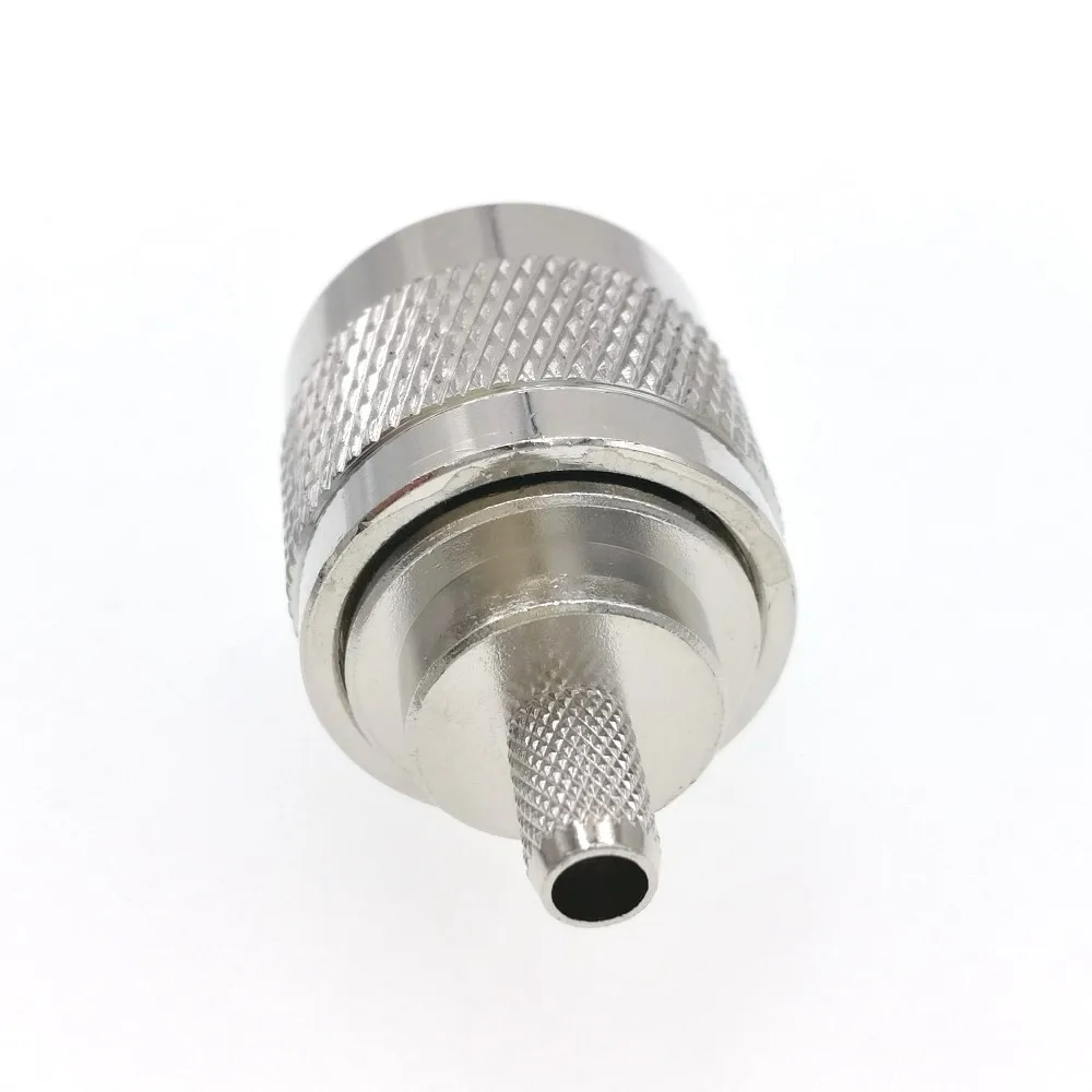 N Мужской обжимной прямой RF разъем для кабеля LMR195 RG58 RG400 RG142|connector obd2|connector rfrg58 f