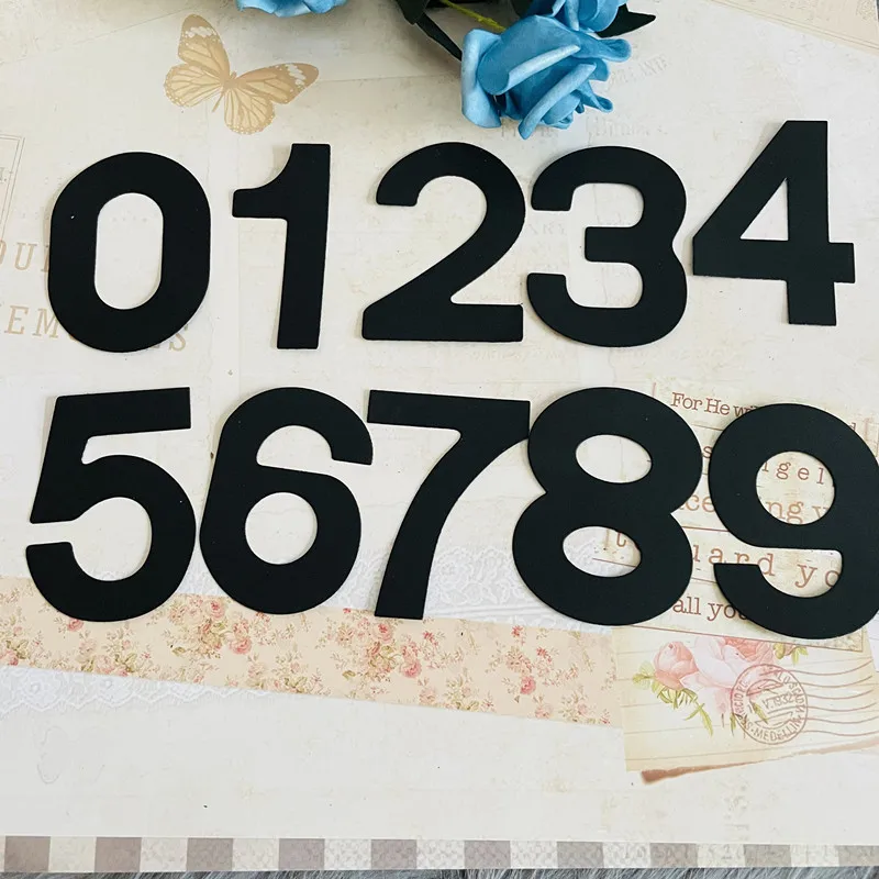 Цифровое украшение большого размера металлические высекальные штампы сделай