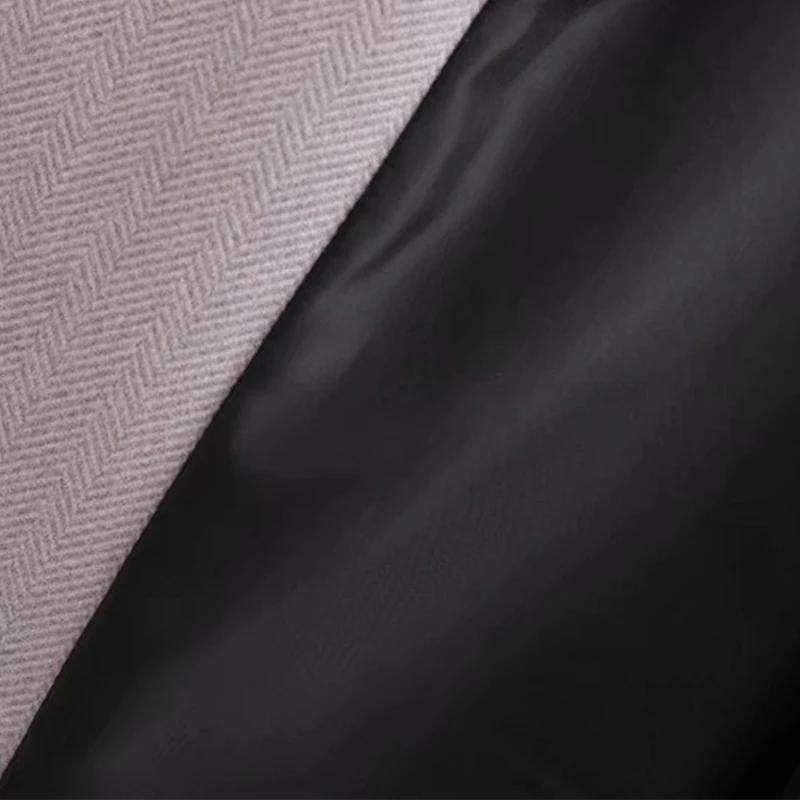 

Women Winter Casual Wool Blends Coats 2020 Long Sleeve Turn-down Collar Female Elegant Office Lady Overcoat Outerwear XD3222