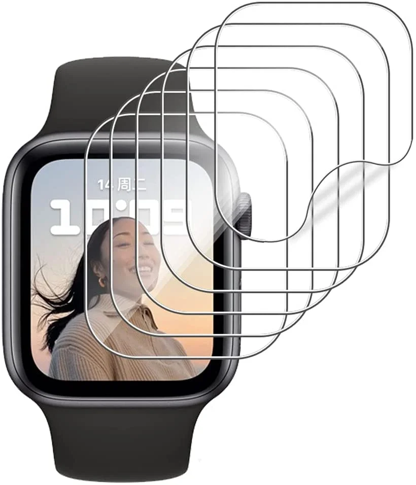 

2pcs Soft Screen Protectors For Apple watch series 6 5 4 3 cover film 9D Protective Film FOR APPLE WATCH BAND44MM 40MM 38MM 42MM