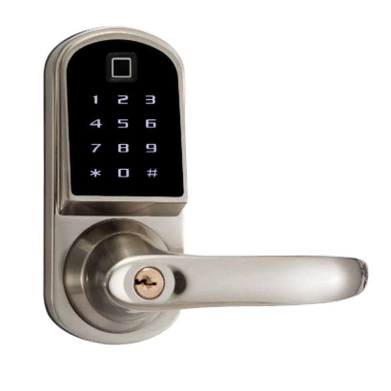 Умный электронный дверной замок кодовый механические клавиши нажимающий экран
