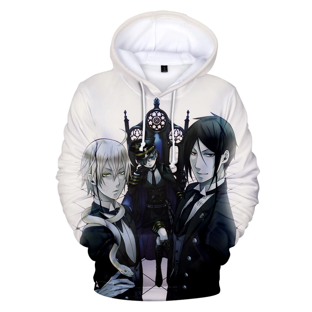 

Aikooki New Black Butler Sweatshirts Men/Women Fashion Casual Cool Harajuku Anime Hoodies 3D Print Black Butler Hoodies Pullover