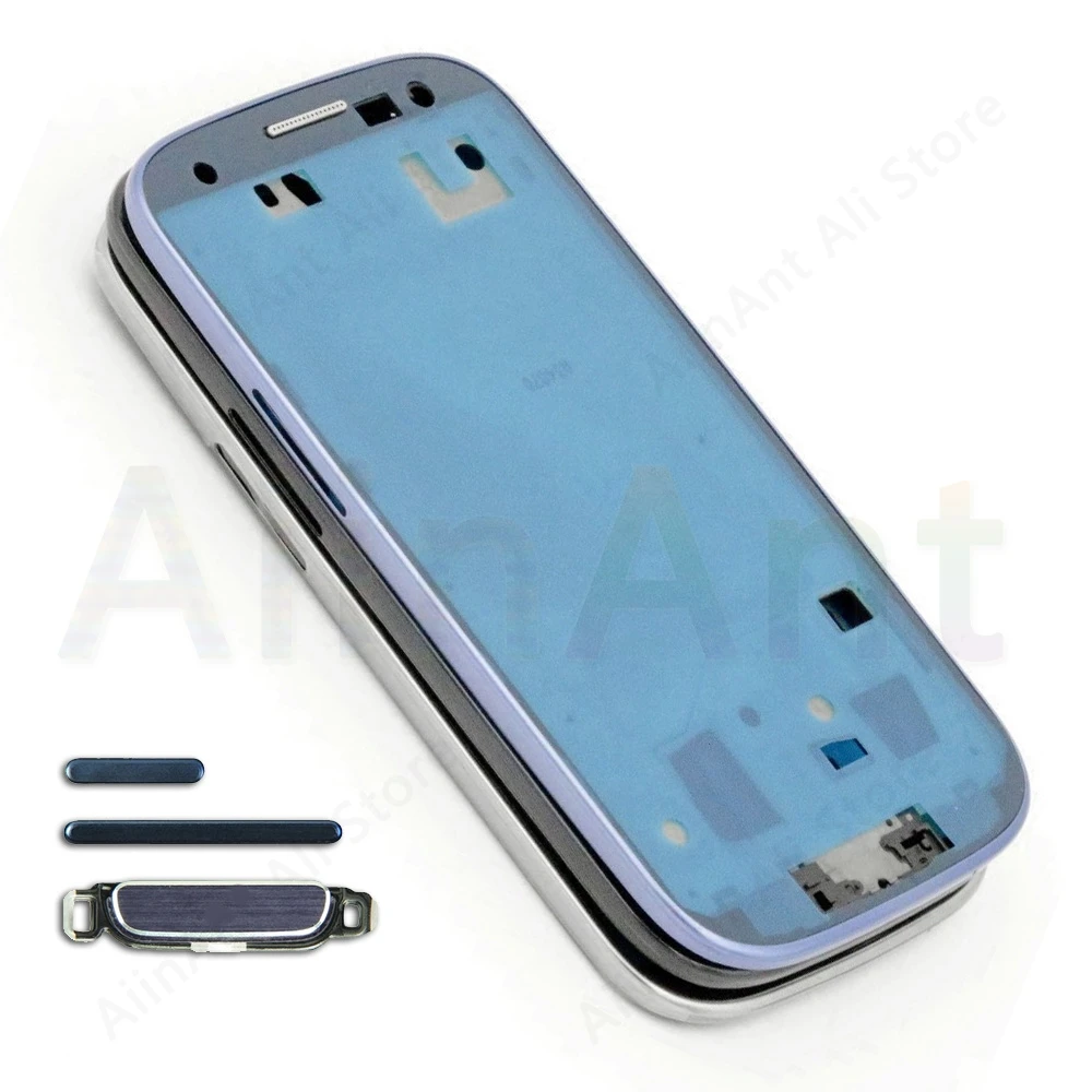 Для Samsung Galaxy S3 i9300 I9300i I9301 I535 I747 T999 R530 держатель ЖКД передняя рамка пластина Средняя