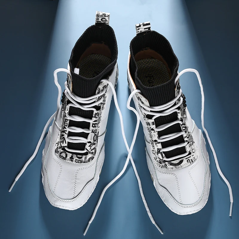 

2021 Men Boots Leather Casual Shoes Men Popular Comfy Spring Autumn Fashion Outdoor Warm Men Shoes Short Plush Snow Botas Hombre
