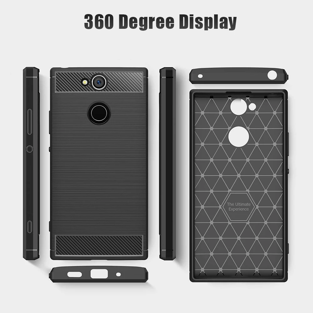 

UFlaxe Soft Cellphone Case for Sony Xperia XA3 XA2 XA1 Ultra Shockproof Ultra-thin Cover LS
