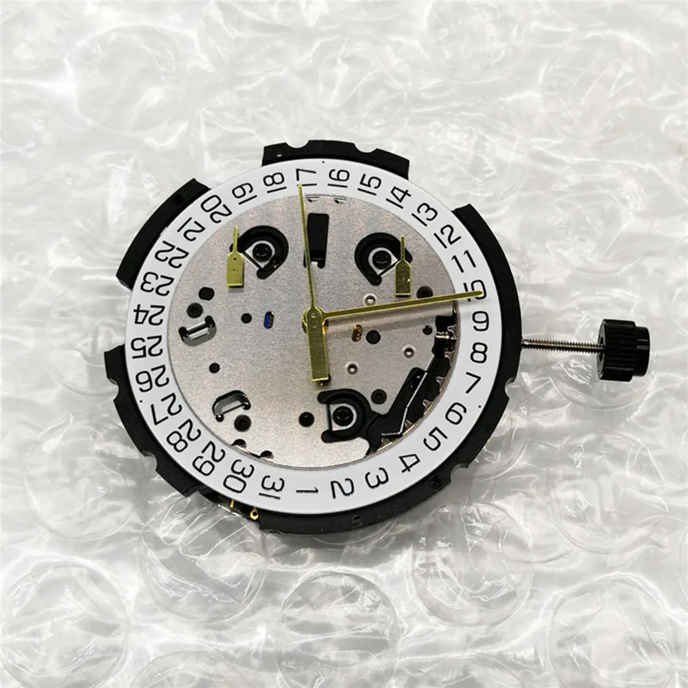 

For ETA G10.211 Quartz Watch Movement Replacement with Stem & Battery 6 Pin Date at 4’ Watch Repair Parts