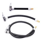 Надувной шланг для мотоцикла, велосипеда, быстрое соединение, насадка для горного велосипеда, надувной воздушный насос, удлинительная трубка, адаптер