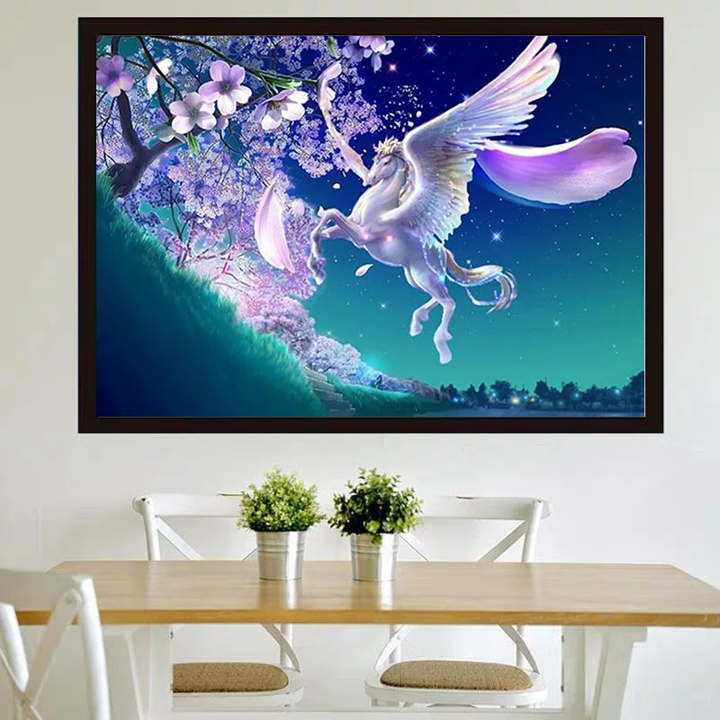 Картина из страз с рисунком животных 5D|Алмазная мозаика и вышивка| |