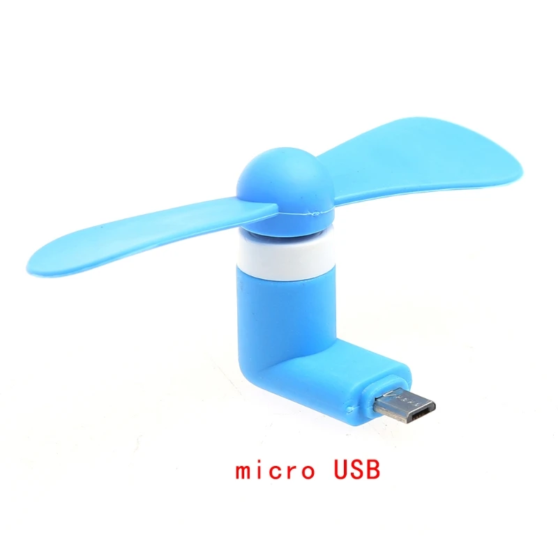 Мини микро USB OTG охлаждающий вентилятор для смартфонов Android Samsung LG HTC Huawei Прямая
