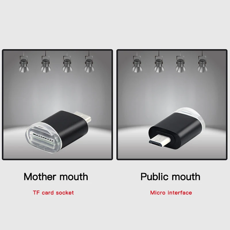 

Micro mobile phone OTG multi-function card reader TF card Android MicroSD card aluminum alloy buckle card reader