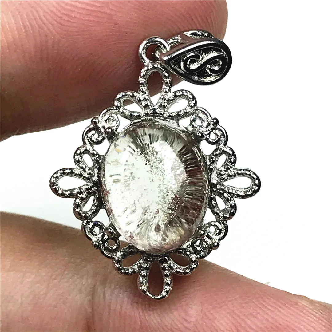 Лучшие натуральные фантомные кварцевые бусины подвеска ювелирные изделия для