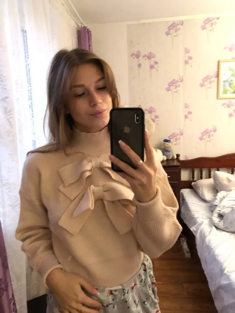 Богемный Вдохновленный свитер с бантом и крыльями летучей мыши, женские мохеровые пуловеры с длинным рукавом, Свитера с высоким воротом, модные Джемперы, зима