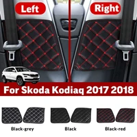 2x car seat safety belt protective pad crash mat cover car styling auto interior accessories for skoda kodiaq 2017 2018