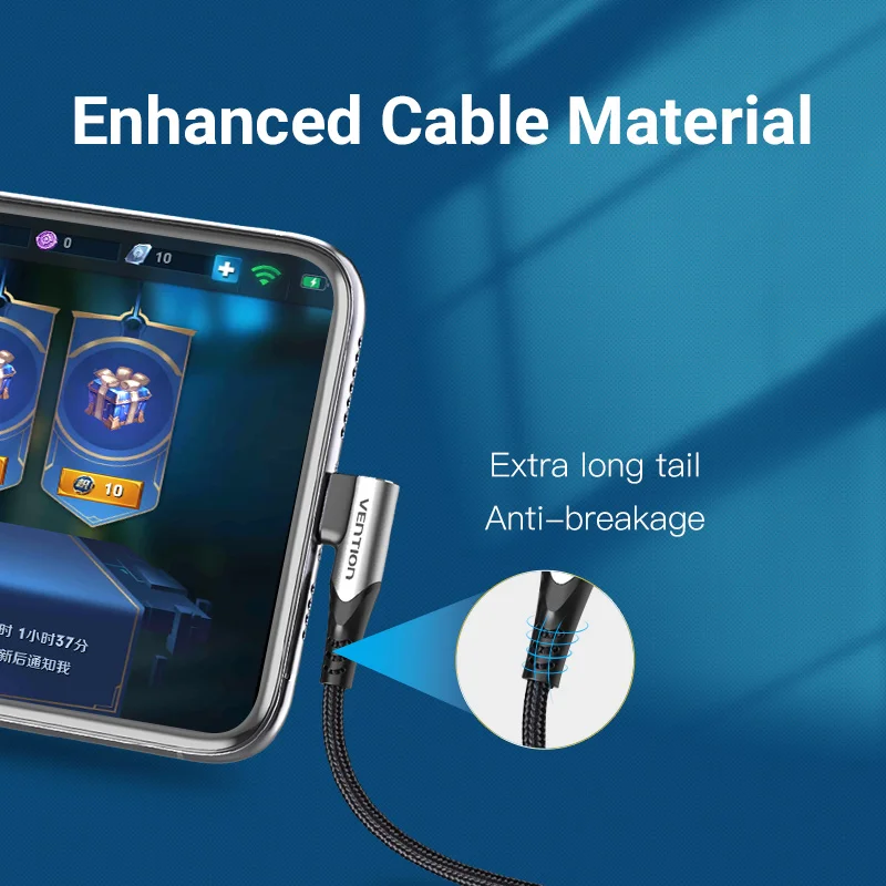 Кабель Vention PD 100 Вт USB Type-C/USB C для Samsung S10 S20 MacBook Pro iPad быстрая зарядка 4 0 - купить по