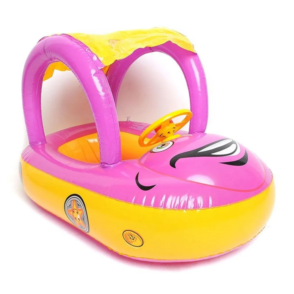 

Baby Swimming Ring Cartoon Car Seat Circle Inflatable Mattress For Swiming Pool Float Party Toys Children Beach Accessories