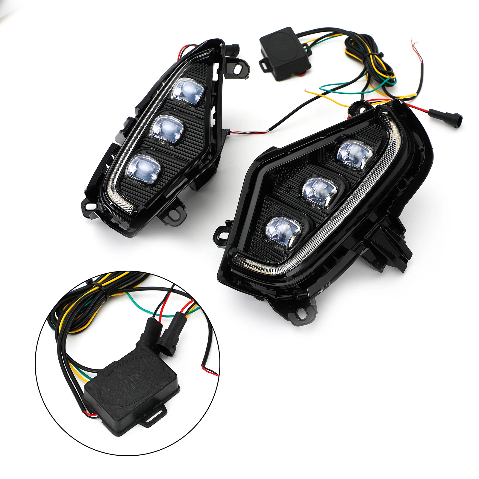 

Светодиодные дневные ходовые огни Areyourshop, противотуманные фары с указателем поворота для RAV4 2019 2020 2021, автозапчасти