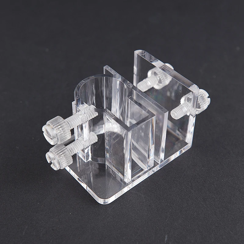 Aquarium Inflow Outflow Tube Holder Acrylic Mount Fixing Tubing Clamp Inlet and Outlet Pipe Frame | Дом и сад