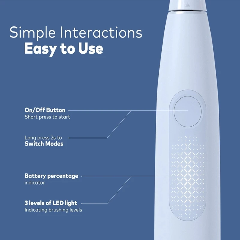 

Oclean F1 Sonic Electric Toothbrush IPX7 Waterproof 3 Modes for Adult Smart Tooth brush Charging Ultrasonic Automatic Fast