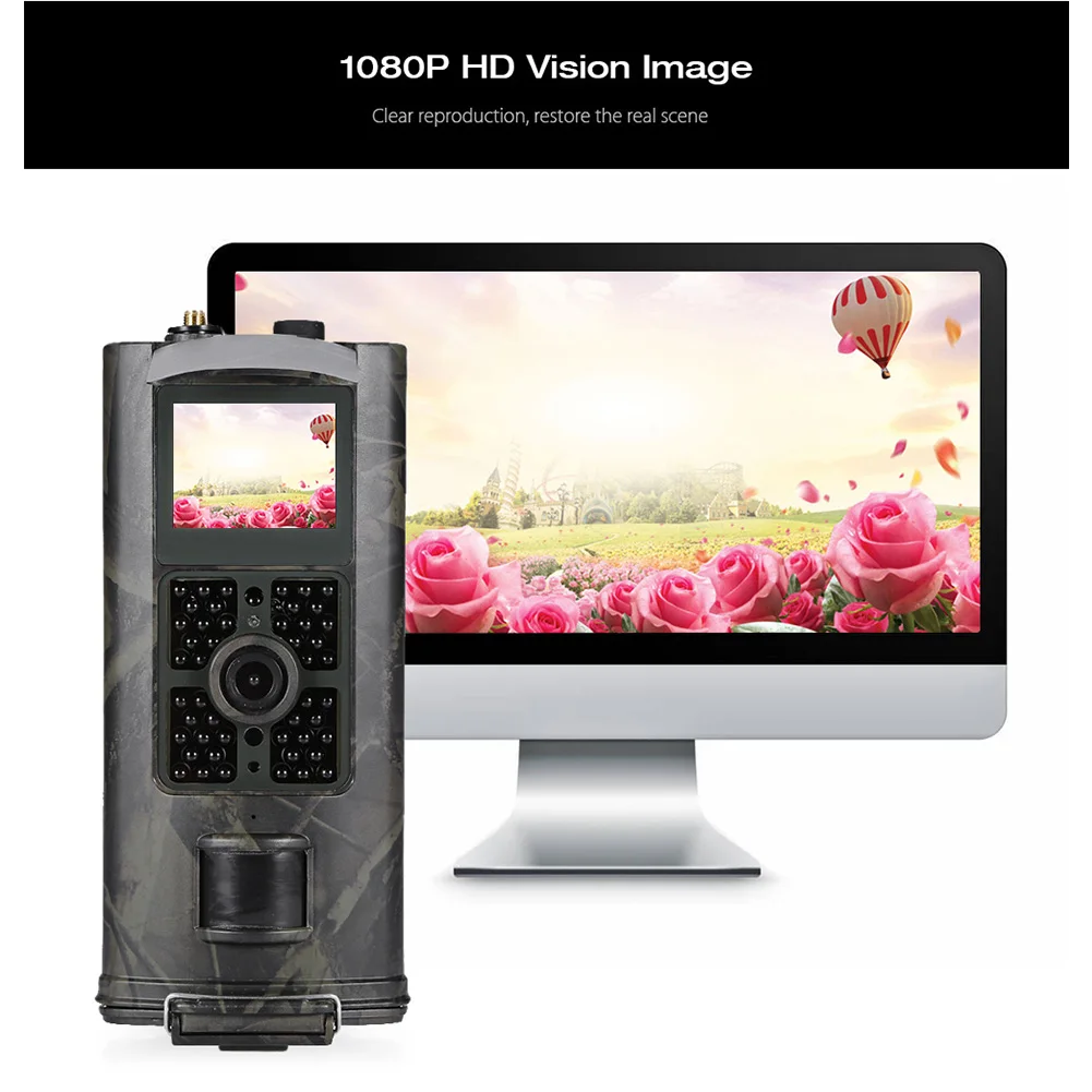 HC-700G Hunting Camera Wild Surveillance Tracking Game 3G MMS SMS 16MP Trail Video Scouting Photo Trap | Спорт и развлечения