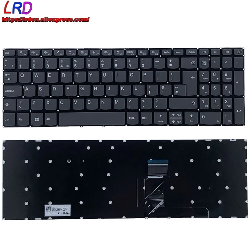 

UK English Keyboard for Lenovo L340 -15IRH S145 -15IIL -15IGM V145 -15AST V140 -15IWL V155 -15API 320-15 330-15 520-15 130 -15