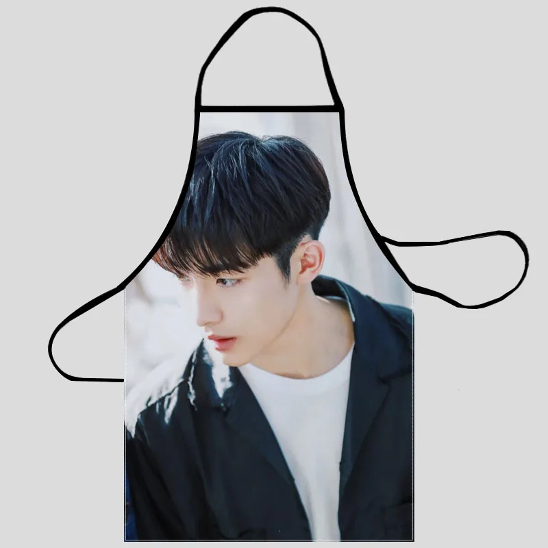 

Кухонные фартуки NCTU Winwin с принтом для женщин, тканевые Оксфордские фартуки для чистки, домашнее приготовление еды