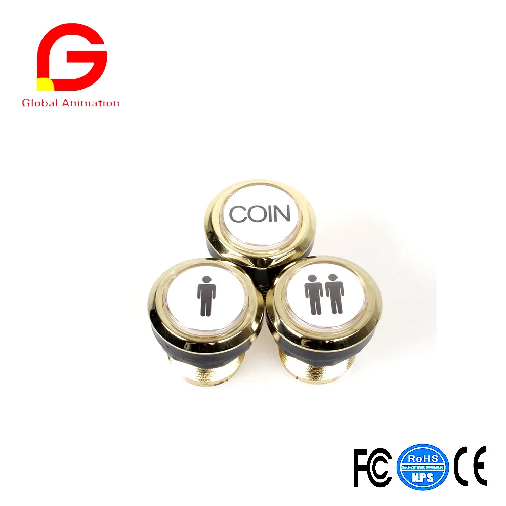 Комплект для аркадных игр сделай сам с двумя деталями USB-кодировщик джойстика ПК +