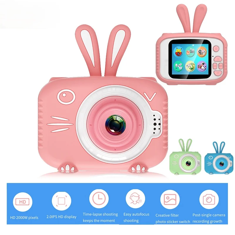 

Children Mini Camera Kids Educational Toys For Children Baby Gifts Birthday Gift Digital Camera 1080P Projection Video Camera