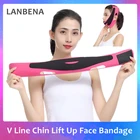 Повязка для лица V-Line, подтяжка щек для подбородка, женская, шейпер для лица, ремешок против морщин, подтяжка кожи шеи, эластичный пояс, маска для сна на лице