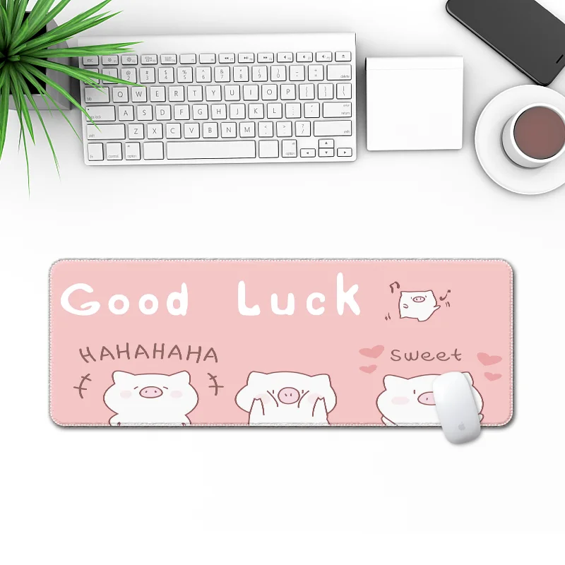 

Pink gamer accessories XXL Anime Mause Pad Pink Cute Keyboard Gamer Mouse pads Laptop Keyboard Desk Mat for gaming mouse pad