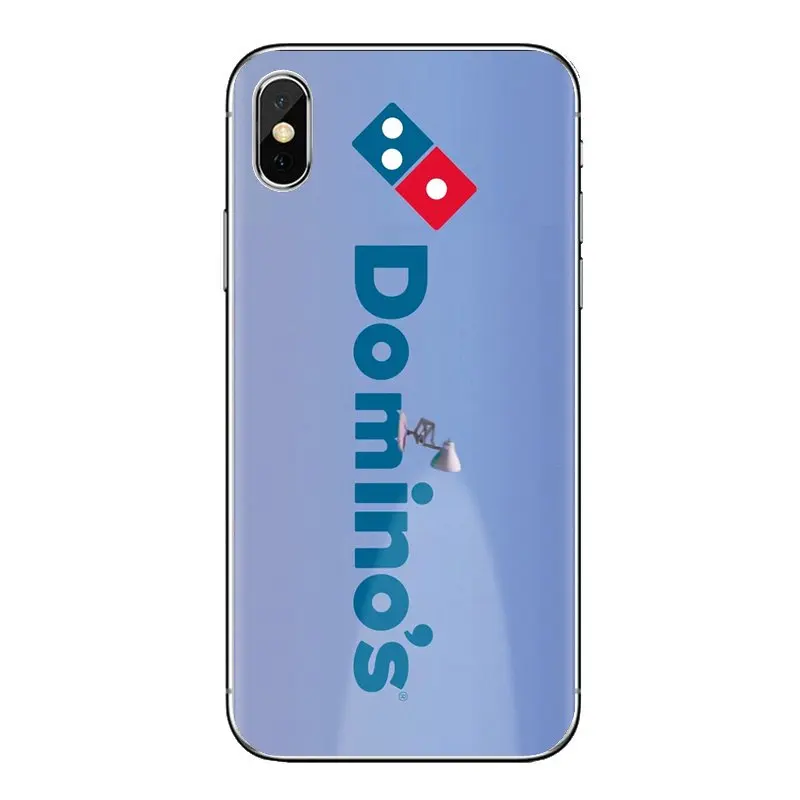 Дизайн домино пиццы логотип узор ТПУ чехлы накладки для huawei G7 G8 P7 P8 P9 P10 P20 P30 Lite Mini