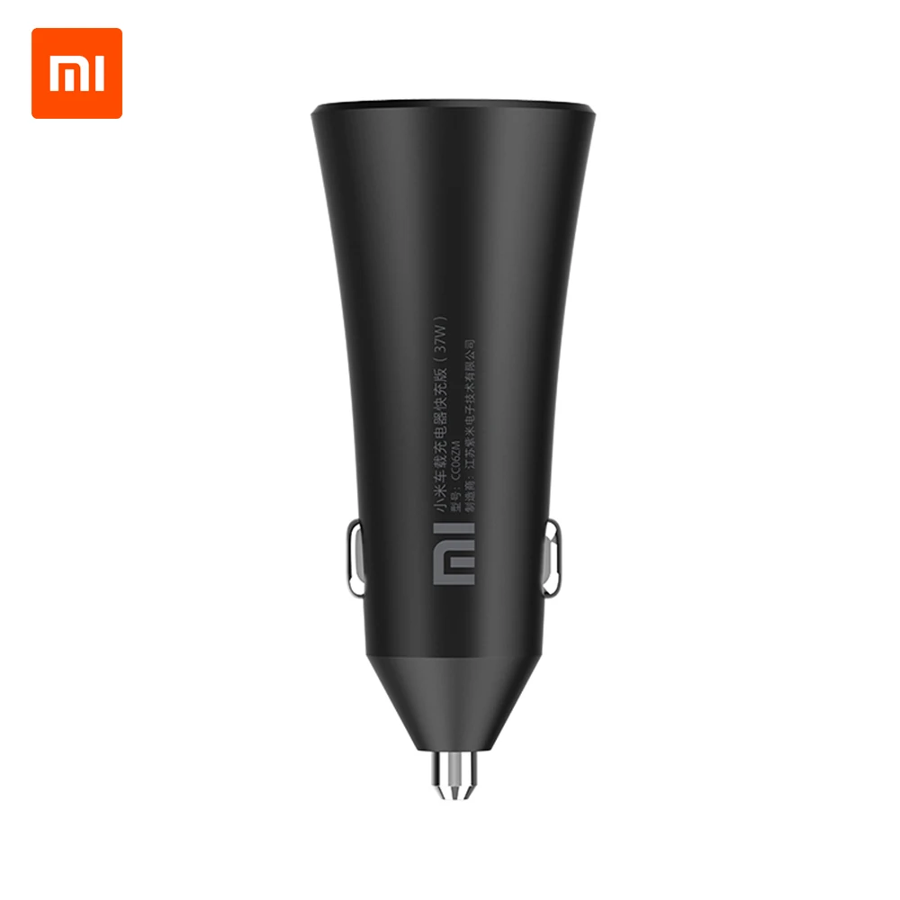 Автомобильное зарядное устройство Xiaomi с 2 USB портами поддержкой быстрой зарядки